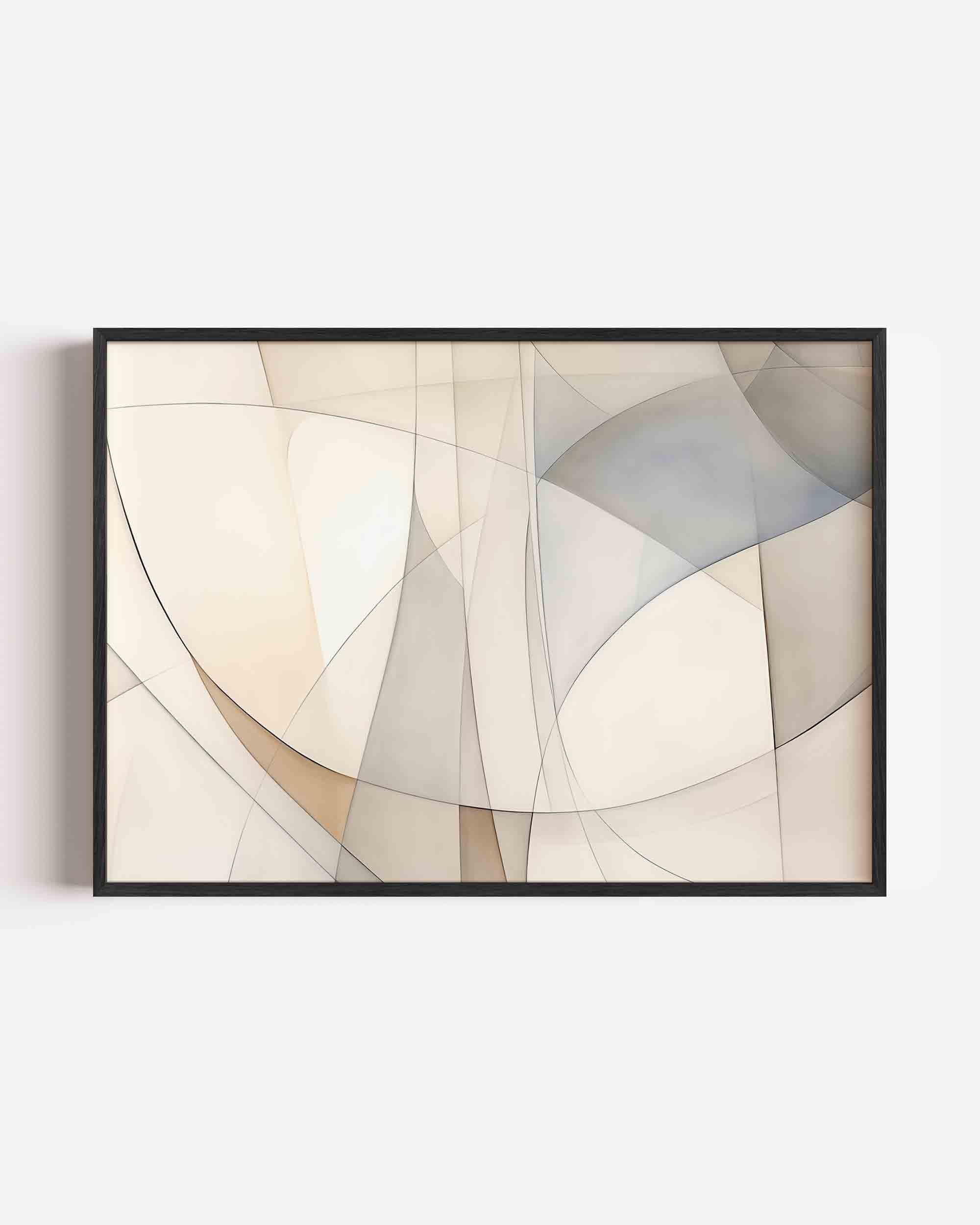 Abstracte vormen Poster