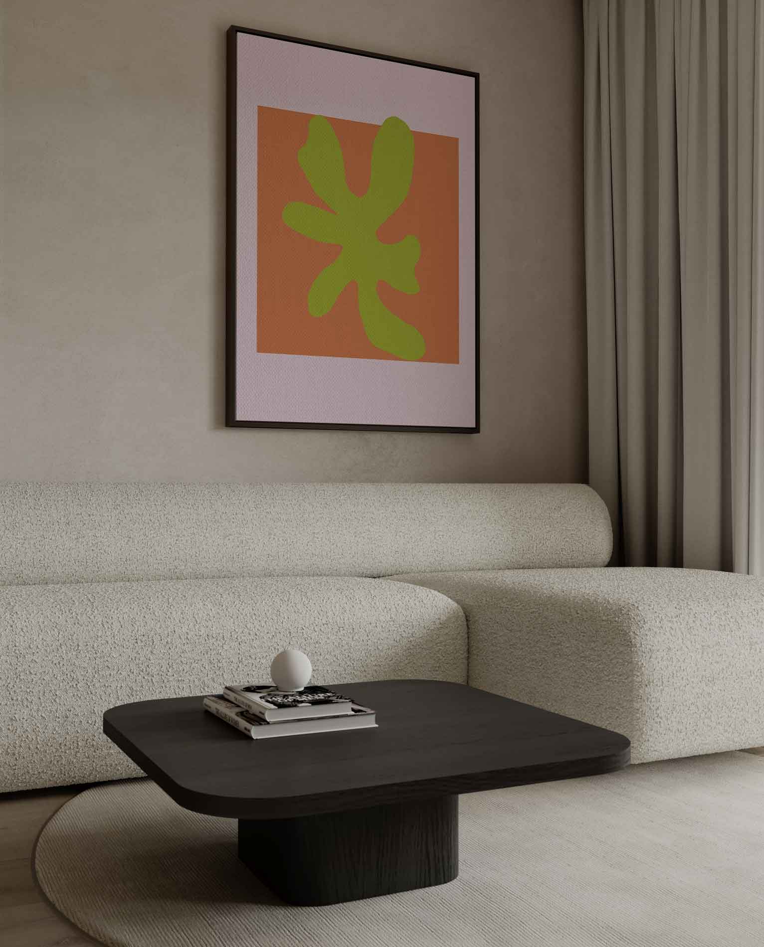 Vrolijke Abstractie Kunstwerk-canvas-dibond-plexiglas-wanddecoratie-WallArtistic