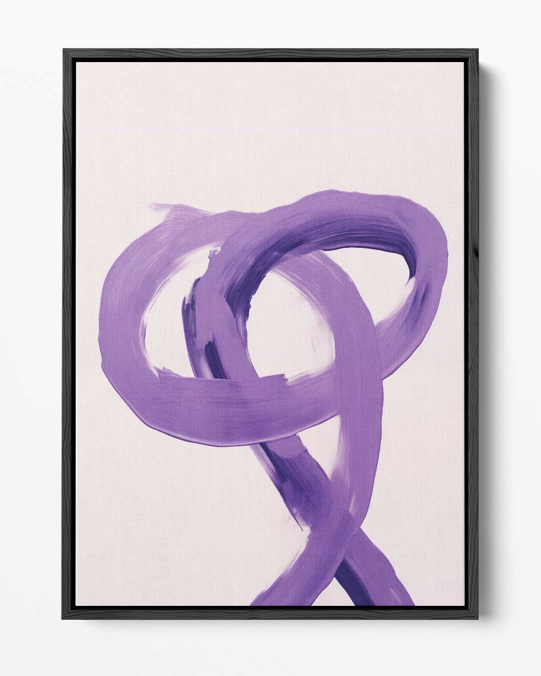 Dans van Paarse Strokes Kunstwerk-canvas-dibond-plexiglas-wanddecoratie-WallArtistic