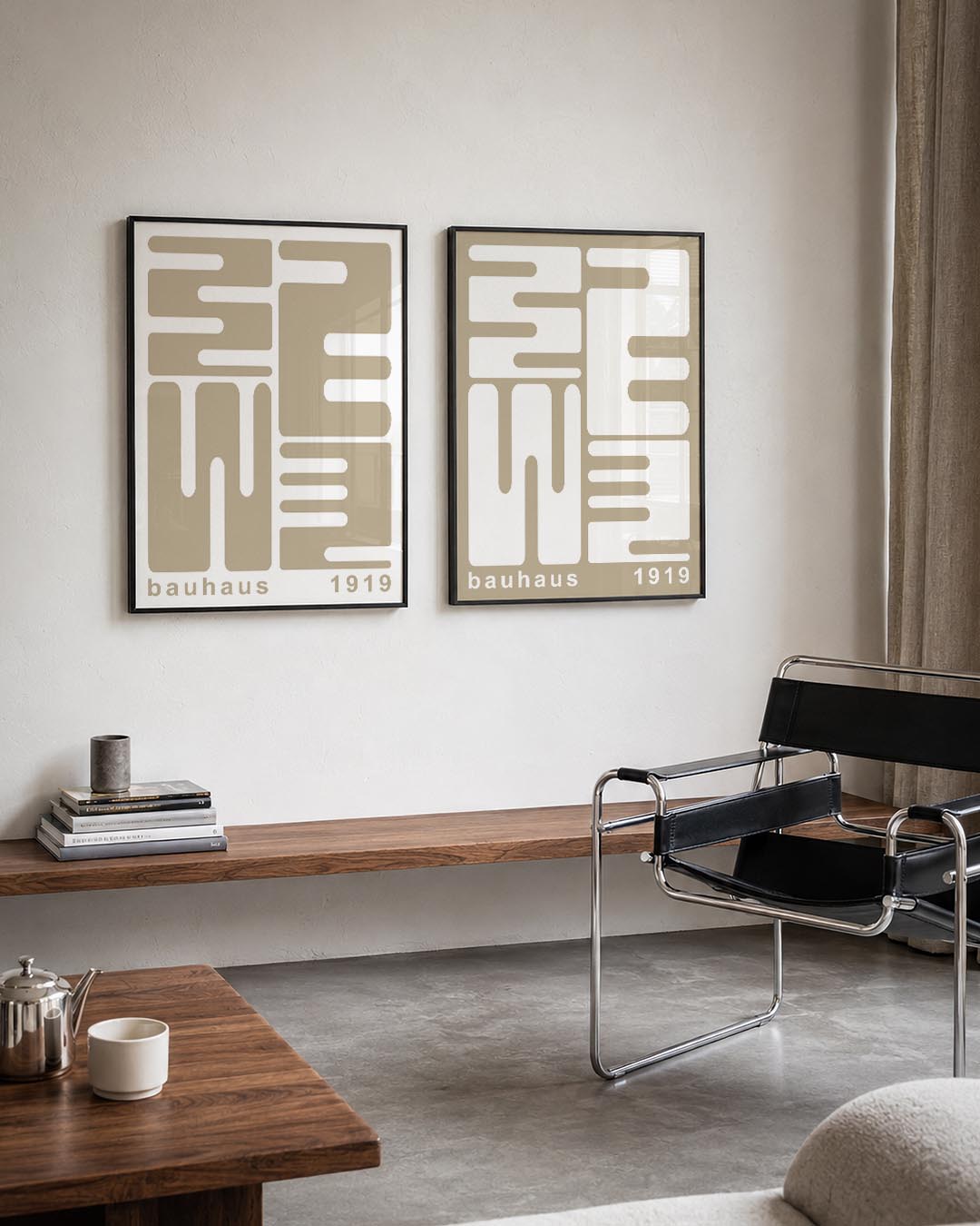 Vorm en lijnenspel Posterset