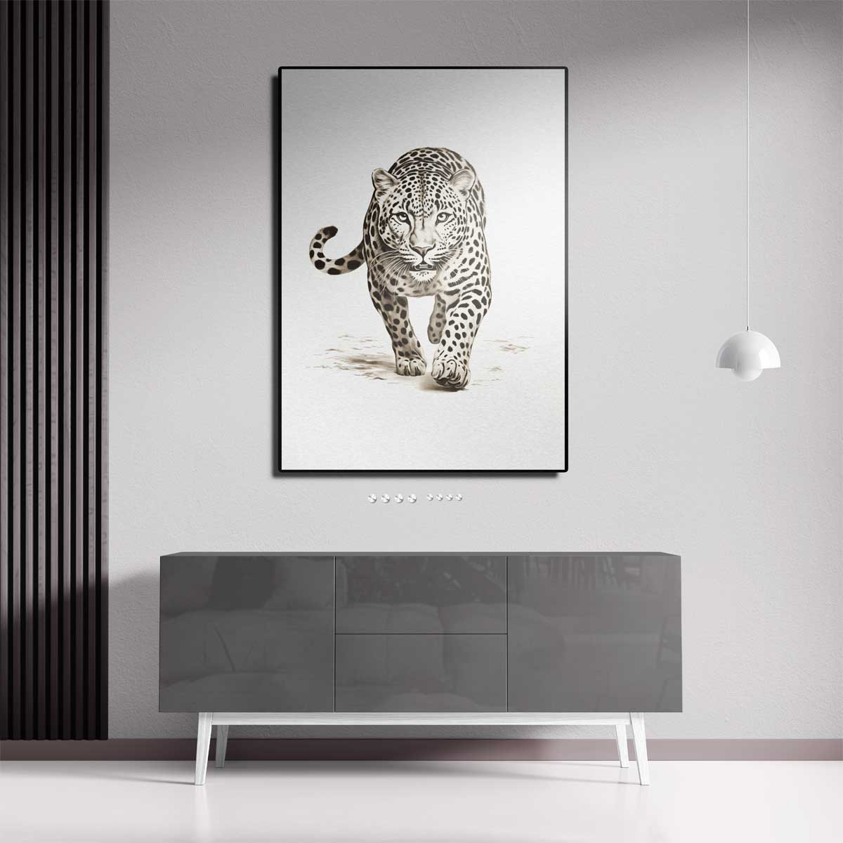 Schitterende Jachtluipaard Kunst Kunstwerk-canvas-dibond-plexiglas-wanddecoratie-WallArtistic