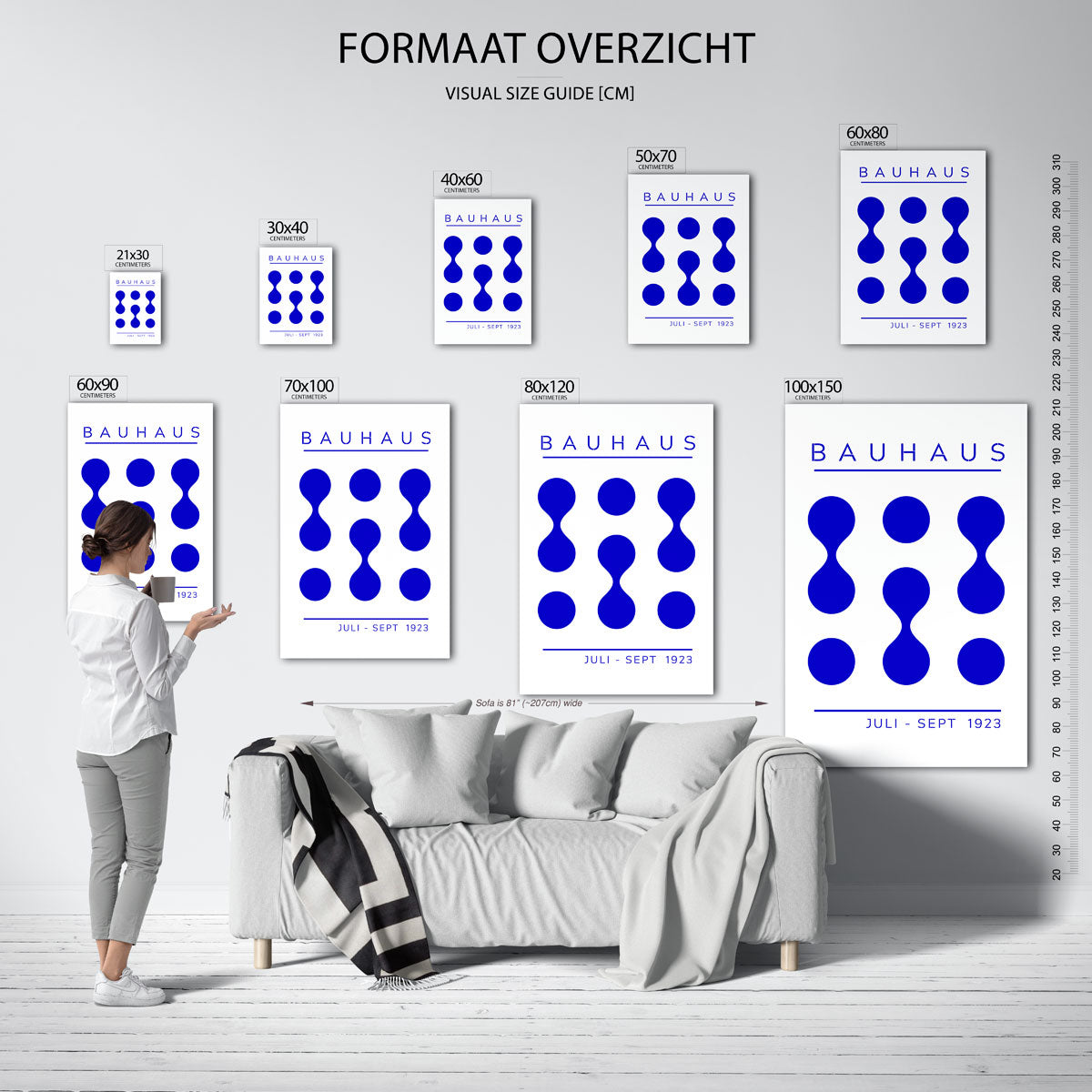 Vormen en vlakken Poster