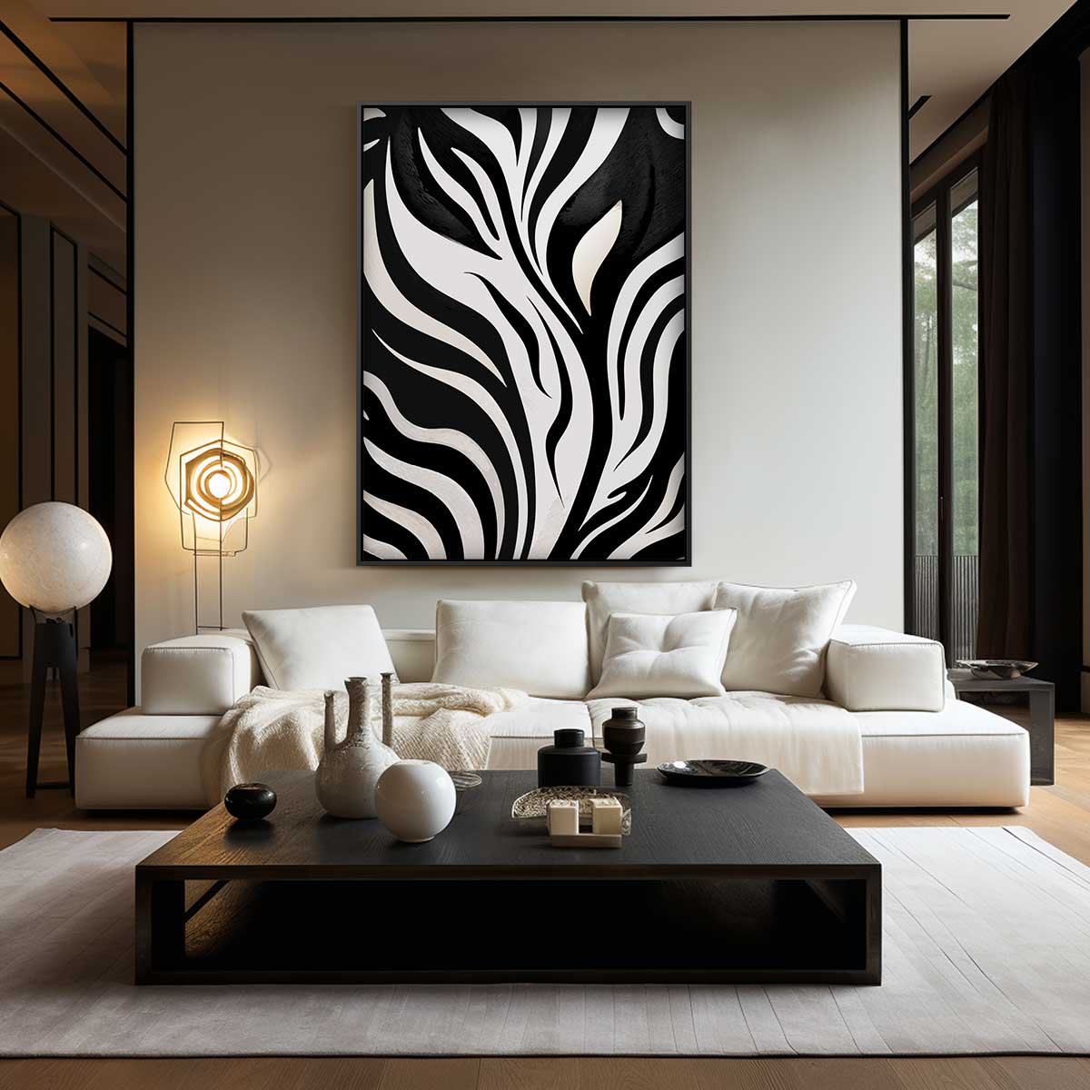 Zebra Inspiratie Wanddecoratie Kunstwerk-canvas-dibond-plexiglas-wanddecoratie-WallArtistic