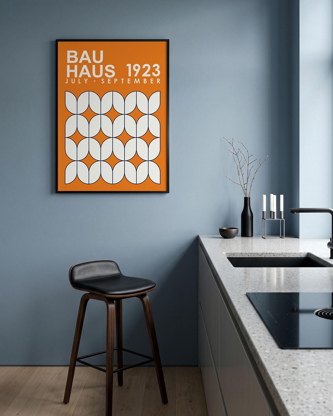 Vormritme en kleur Poster