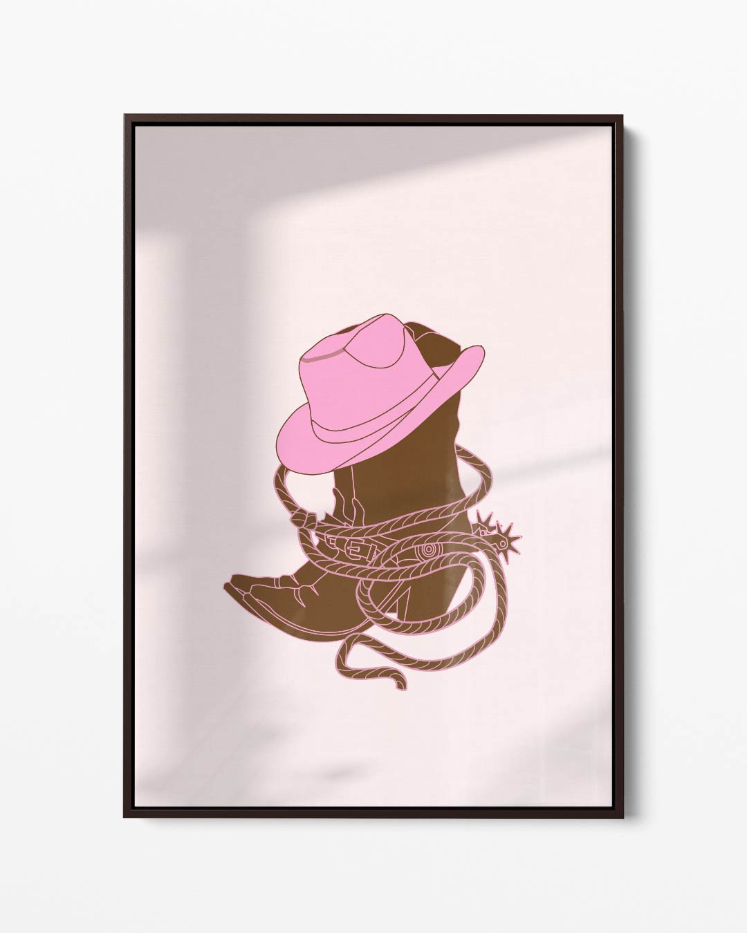 Stoere Cowboy Charme Kunstwerk-canvas-dibond-plexiglas-wanddecoratie-WallArtistic