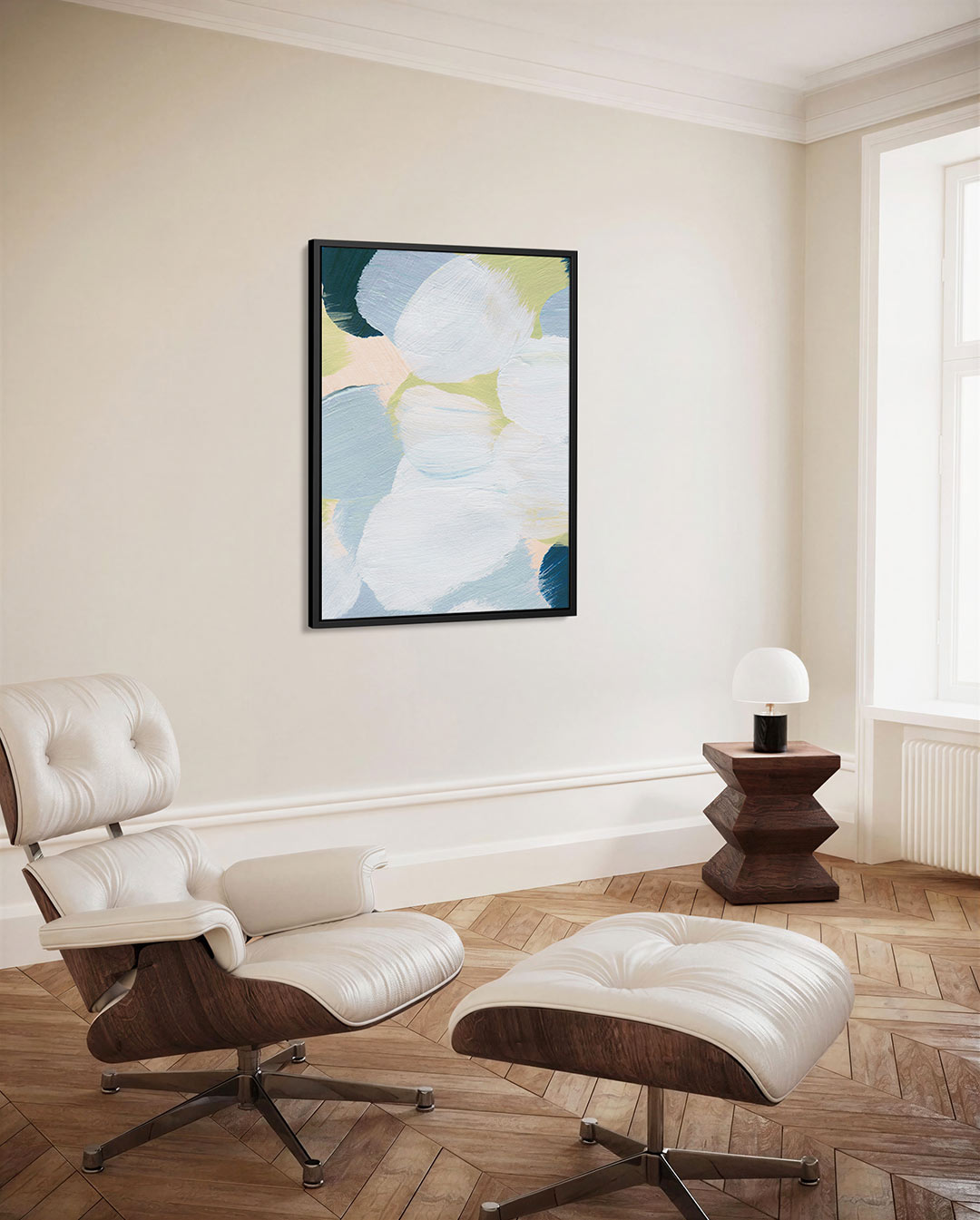 Organische vormen compositie Kunstwerk