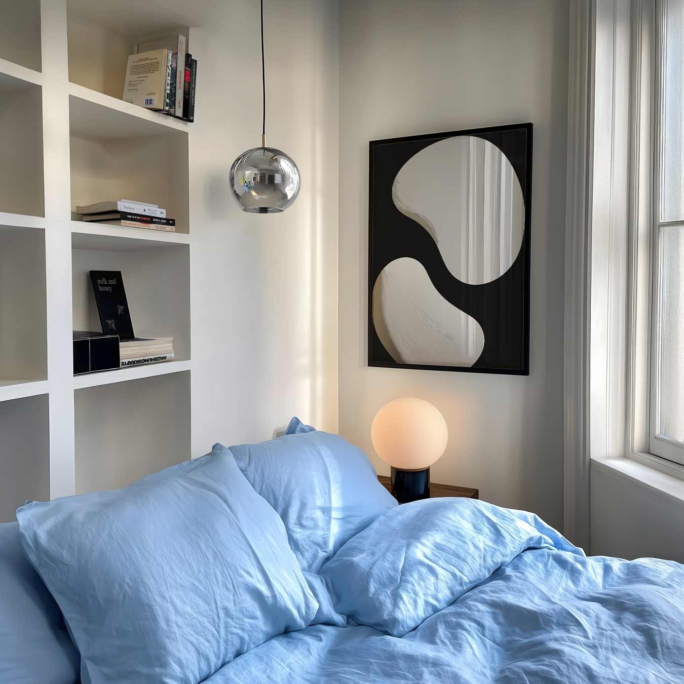 Yin Yang Minimalistische Poster