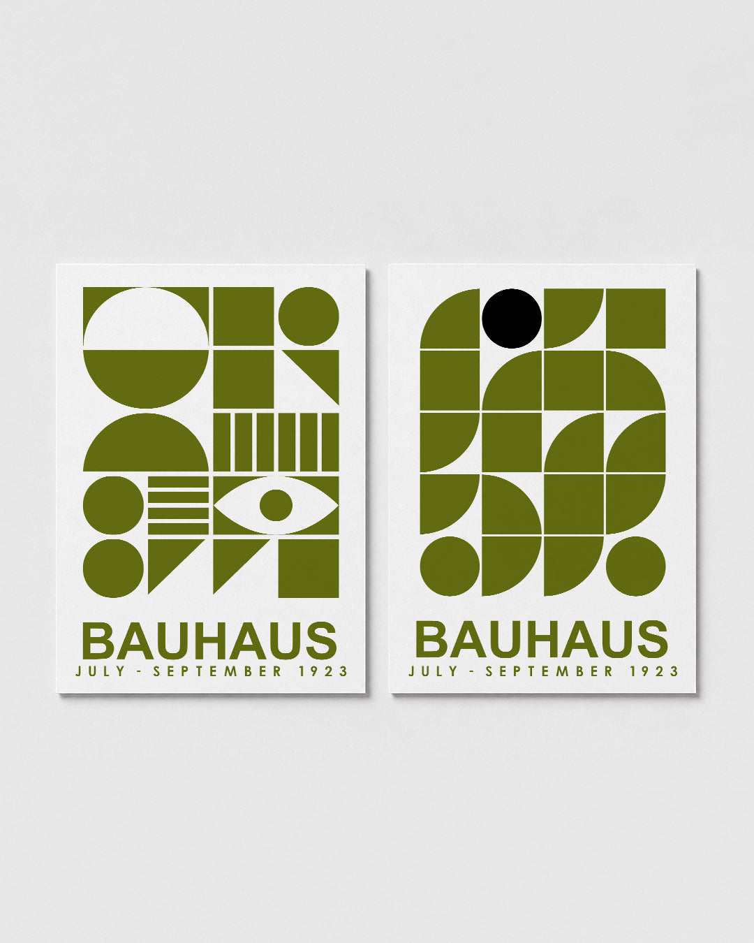 Vormen en vlakken Posterset