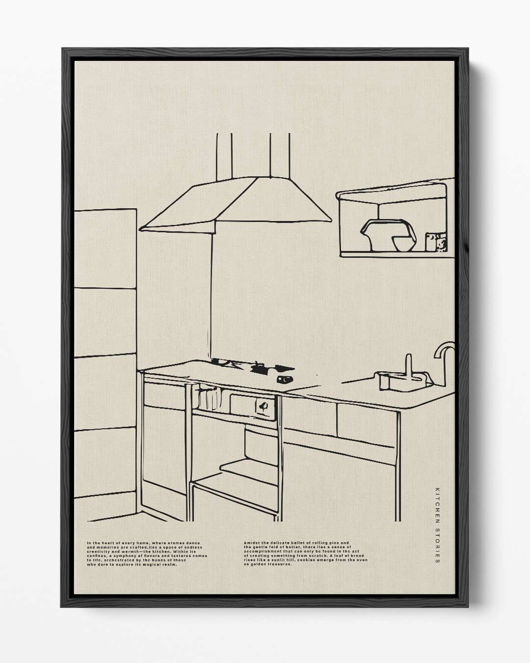 Minimalistische Keukenprint Kunstwerk-canvas-dibond-plexiglas-wanddecoratie-WallArtistic