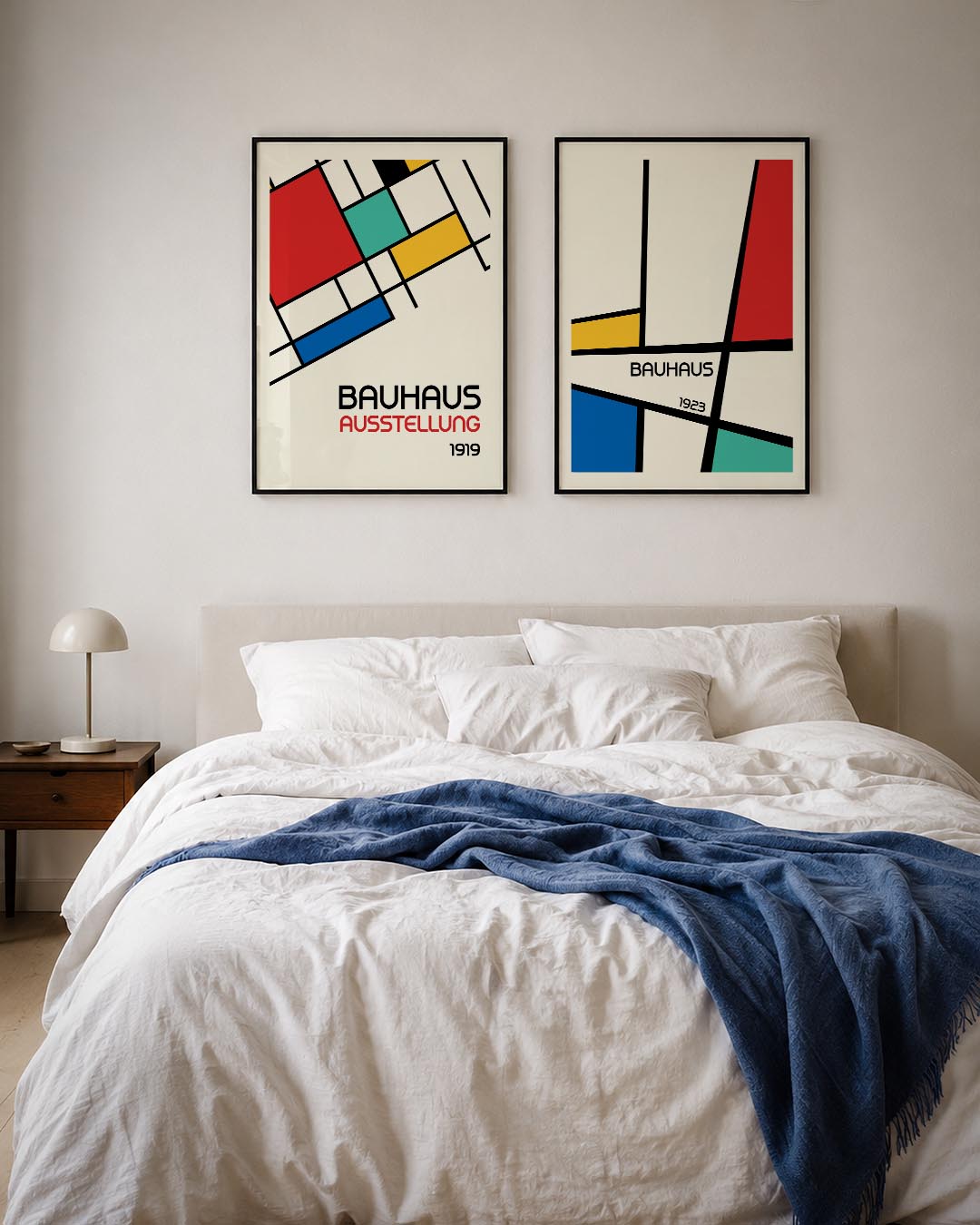 Kleurvlakken en lijnen Posterset