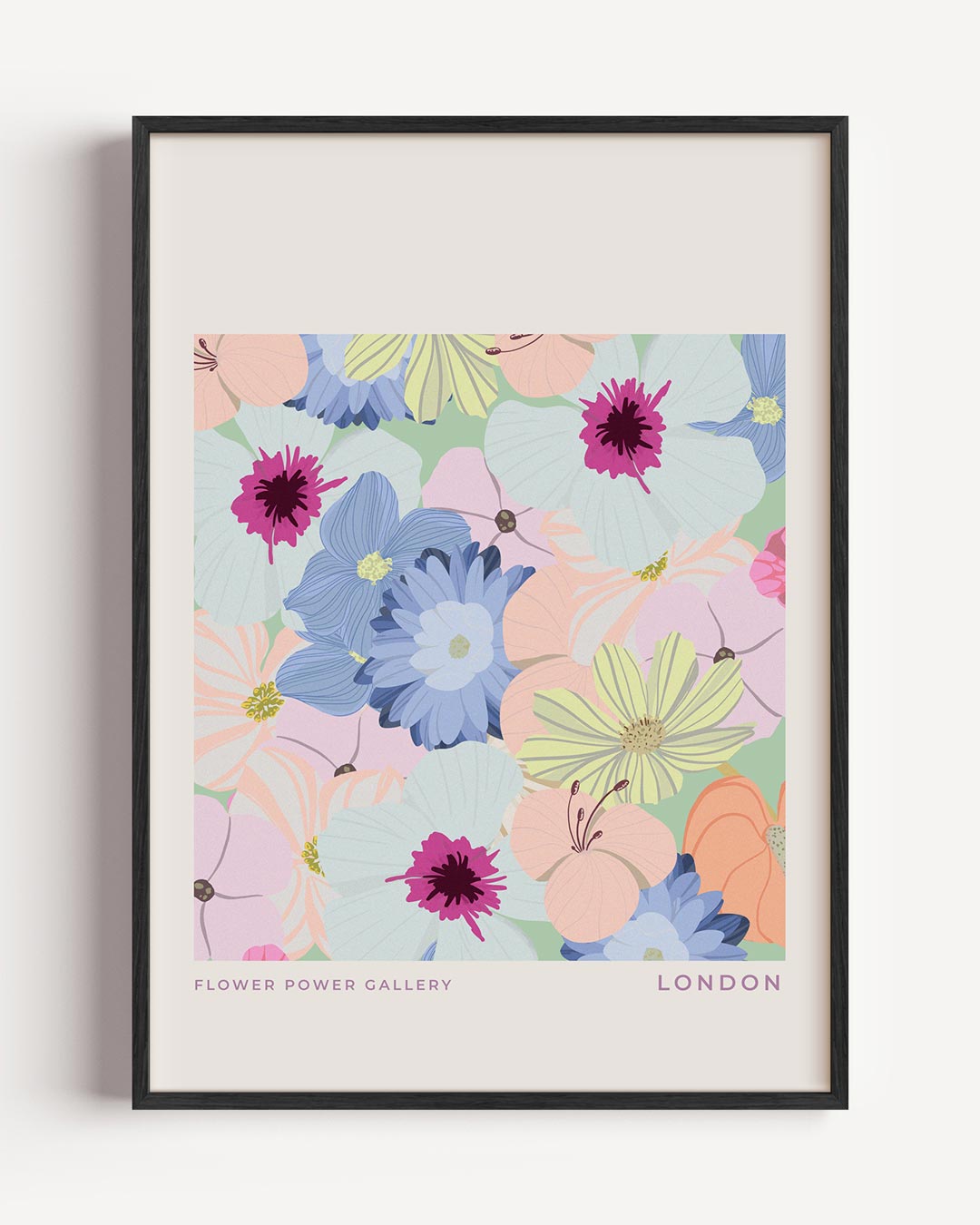 Bloemenexplosie Poster-WallArtistic
