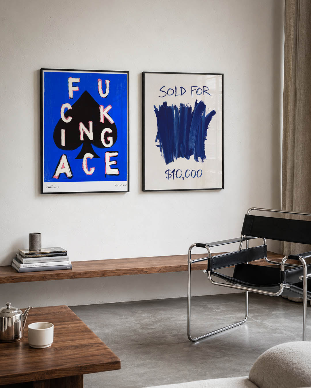 Speelse typografie Posterset
