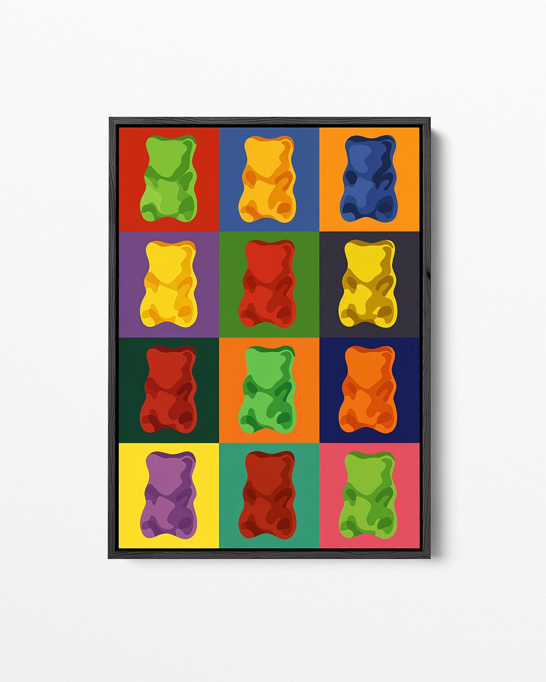 Kleurrijke vormen Kunstwerk