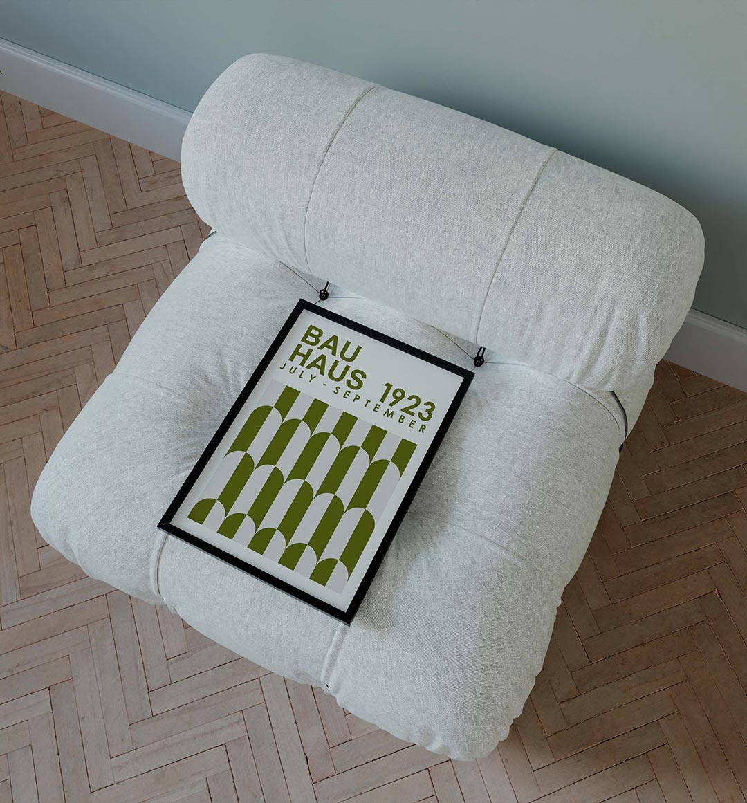 Vormritme en kleur Poster