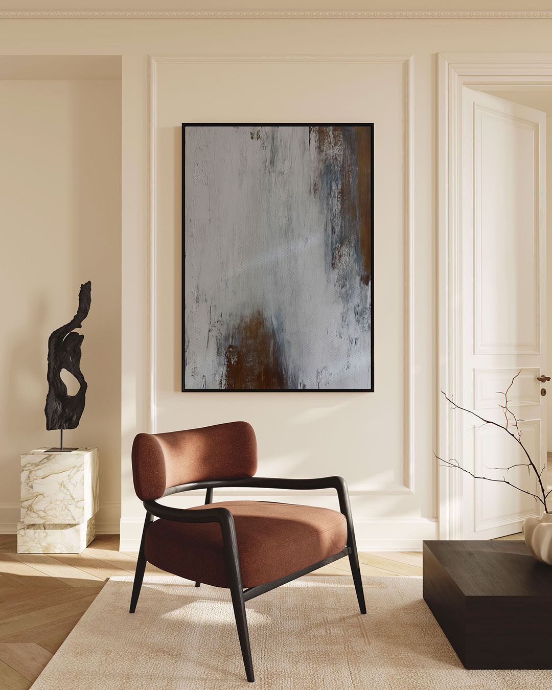 Gelaagde texturen Kunstwerk