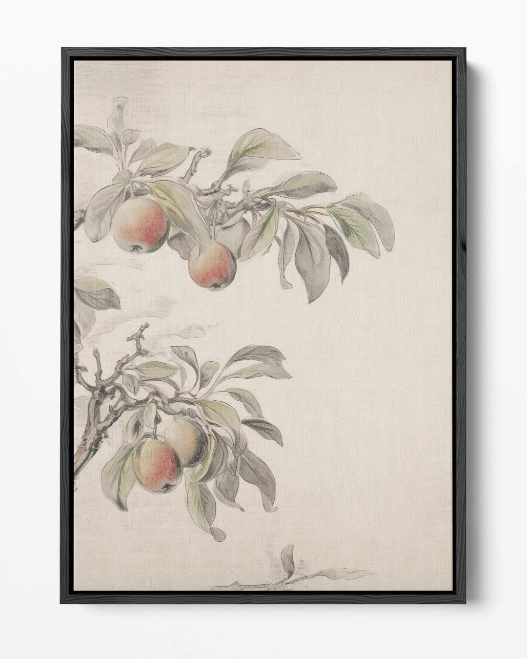 Subtiele Appelboom Takken Kunstwerk-canvas-dibond-plexiglas-wanddecoratie-WallArtistic
