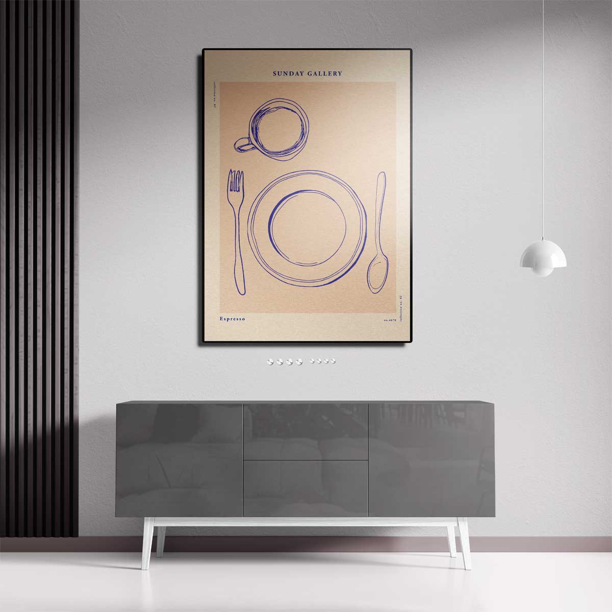 Zondagse Tafelschets Kunstwerk-canvas-dibond-plexiglas-wanddecoratie-WallArtistic