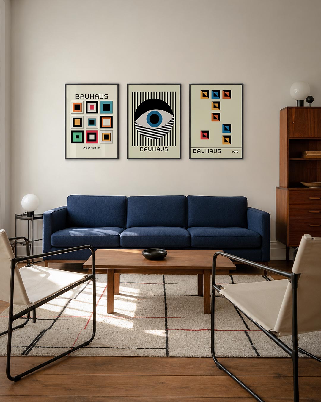 Kleurrijke vierkanten Posterset