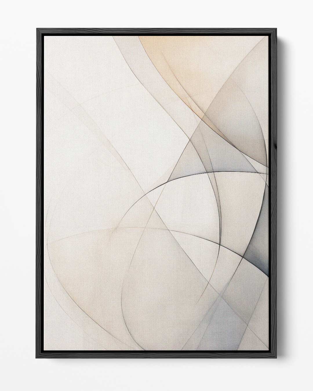 Zachte Lijnen Chaos Kunstwerk-canvas-dibond-plexiglas-wanddecoratie-WallArtistic