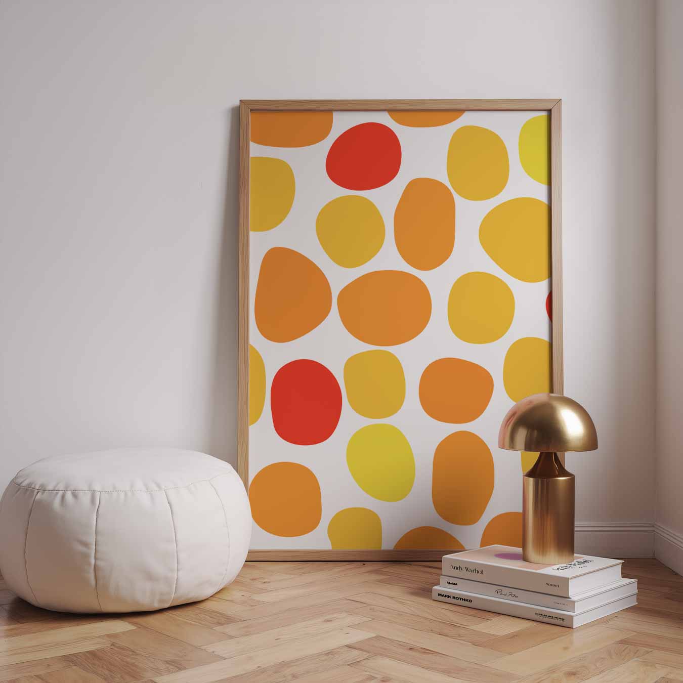 Vrolijke Kleuren Spetters Poster