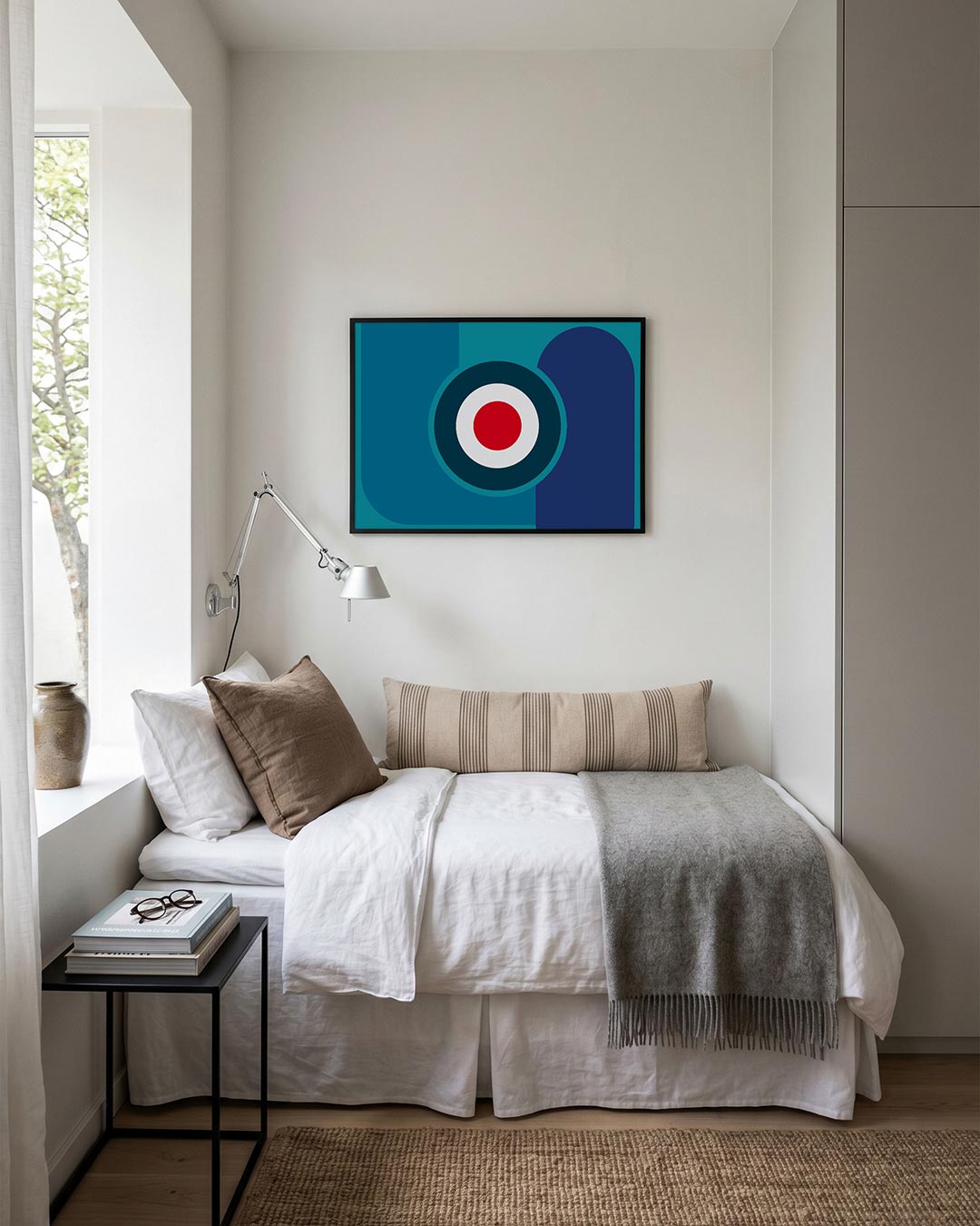 Cirkel en vlak Poster