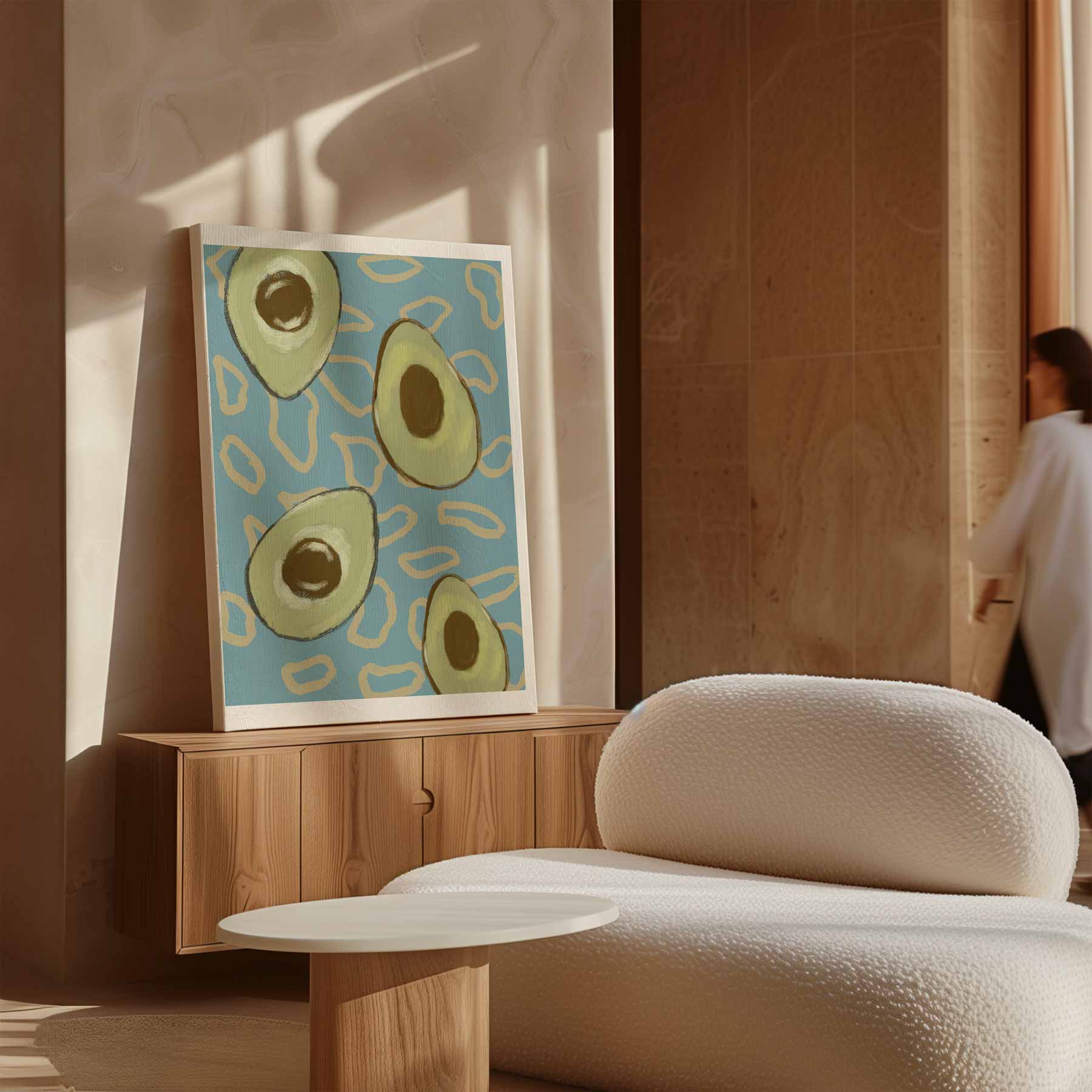 Avocado Droom Kunstwerk-canvas-dibond-plexiglas-wanddecoratie-WallArtistic