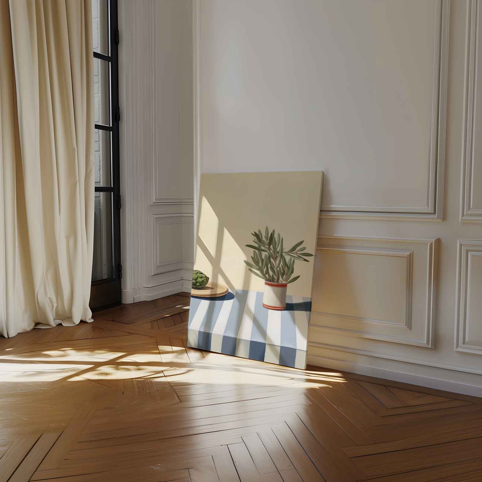 Zomerlicht Stilleven Kunstwerk-canvas-dibond-plexiglas-wanddecoratie-WallArtistic