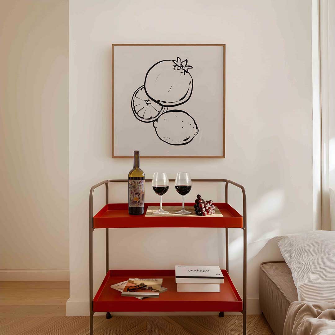 Fruit schets Poster
