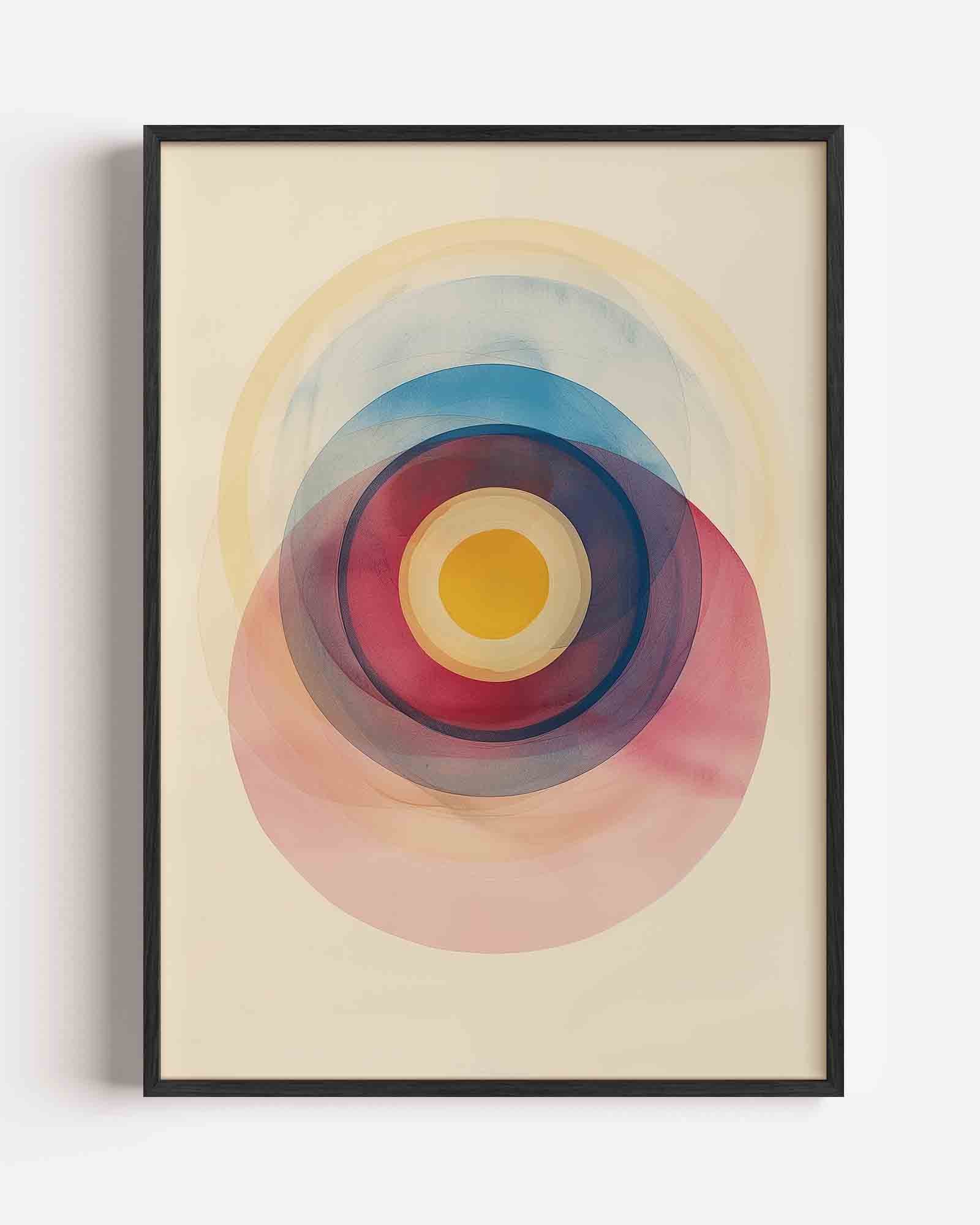Cirkelvormen Poster