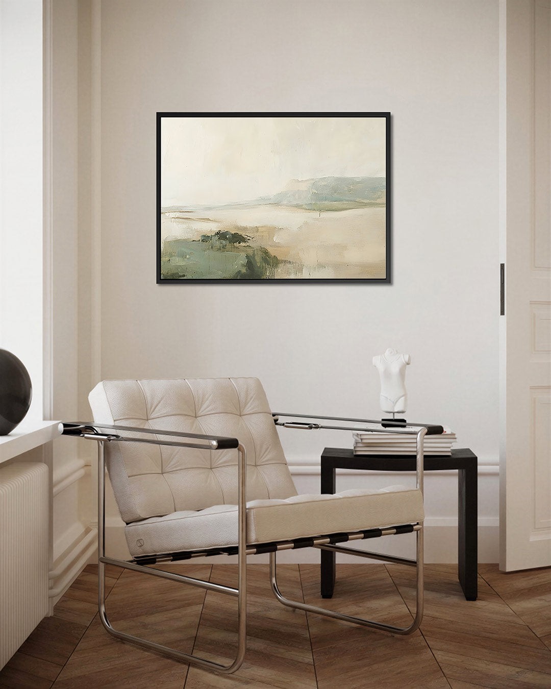 Rustige landschapsweergave Kunstwerk