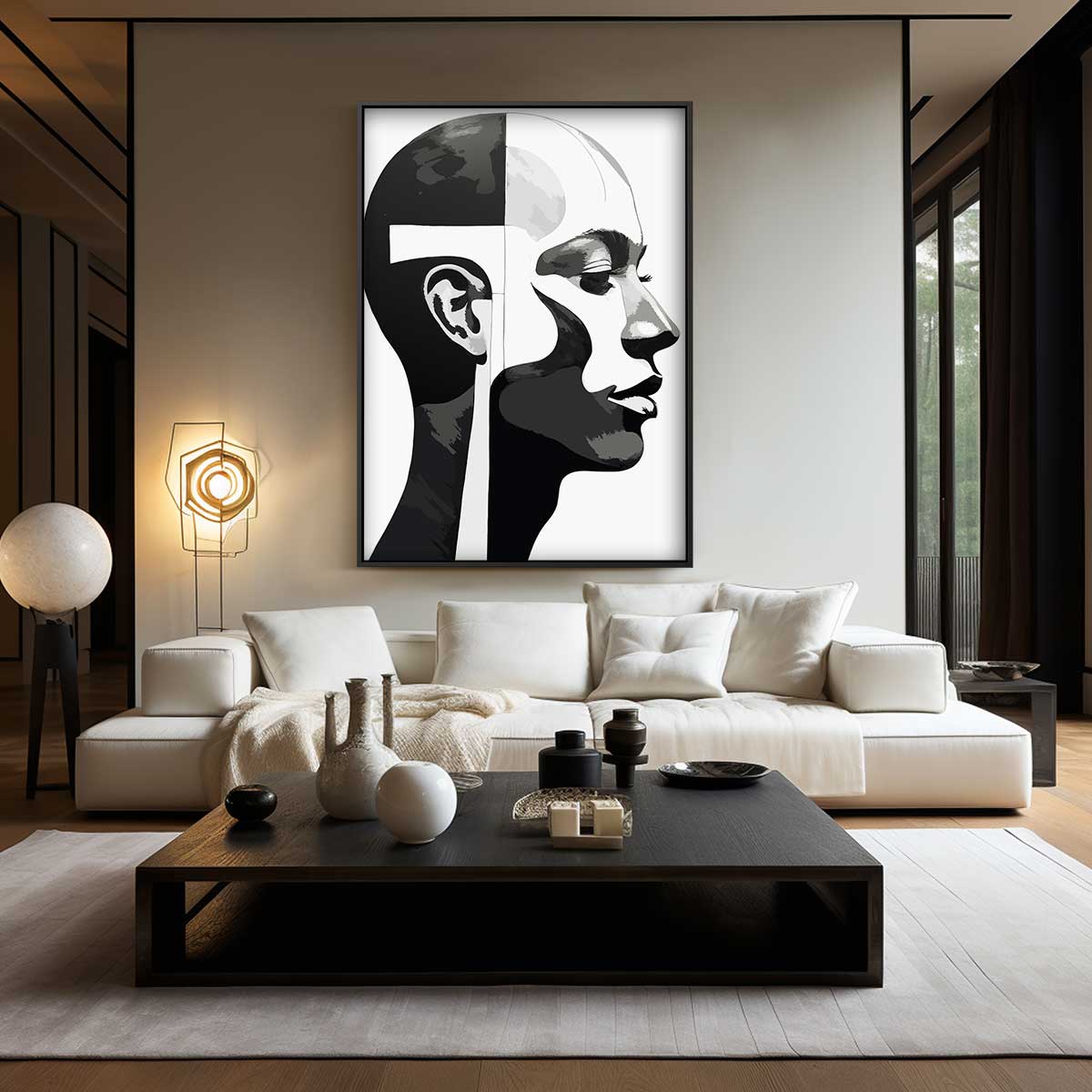 Contrasterende Profielen Kunstwerk-canvas-dibond-plexiglas-wanddecoratie-WallArtistic