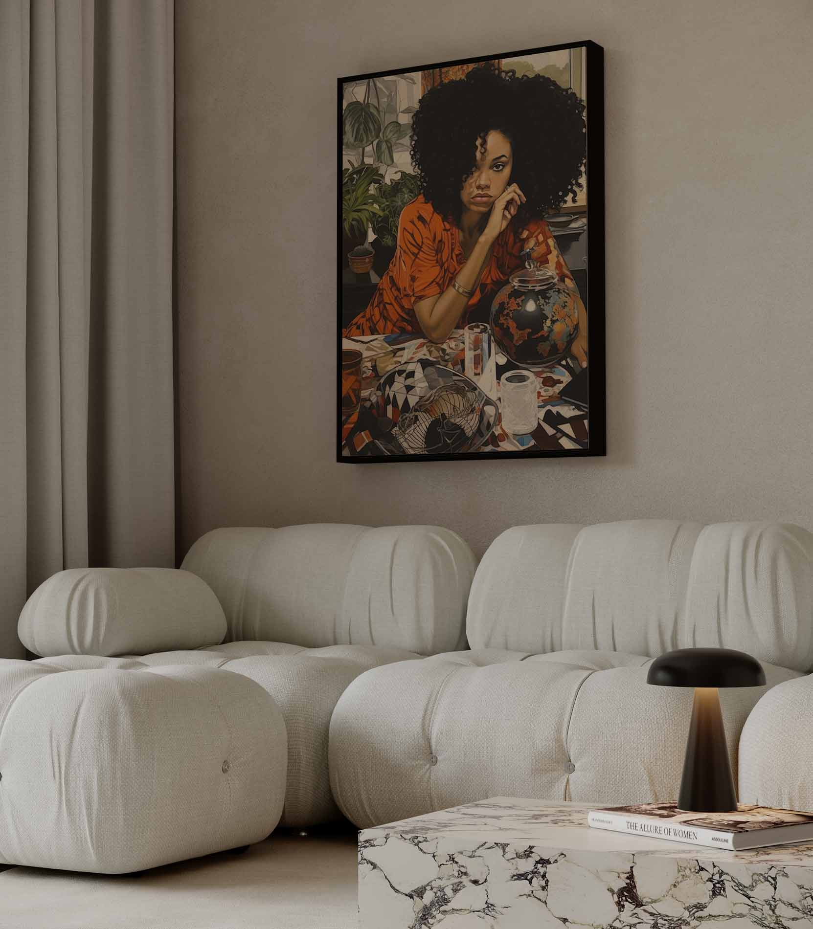 Wereldse Reflectie Kunstwerk-canvas-dibond-plexiglas-wanddecoratie-WallArtistic