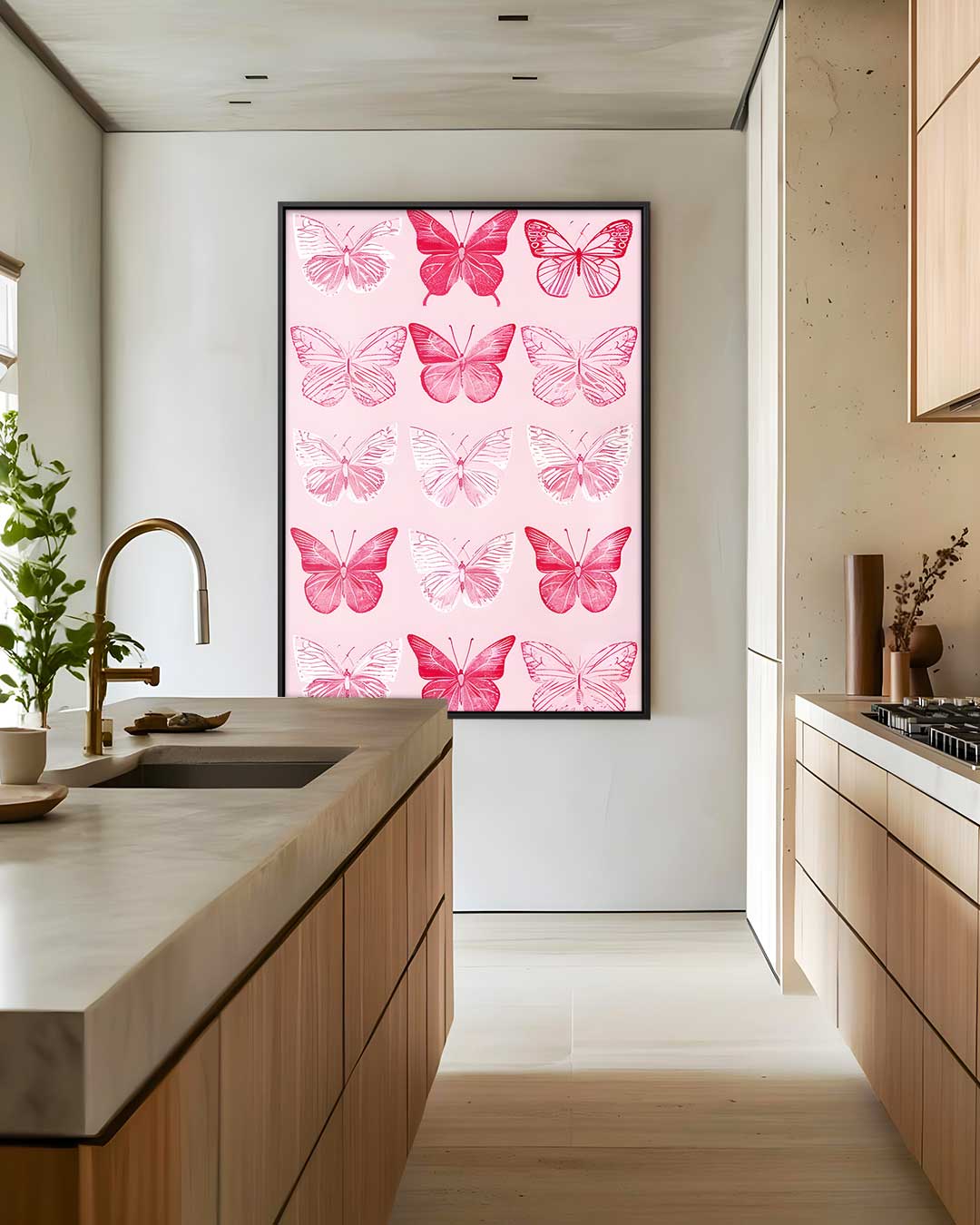 Vlinderfantasie Kunstwerk-canvas-dibond-plexiglas-wanddecoratie-WallArtistic