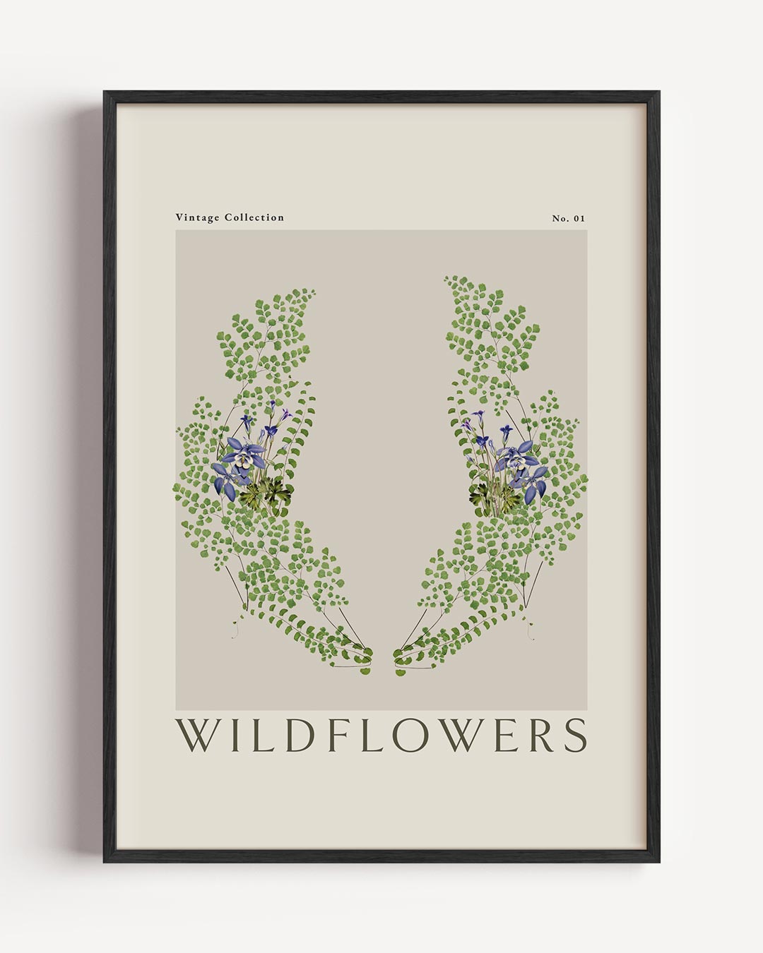 Wildflower Vintage Poster-WallArtistic
