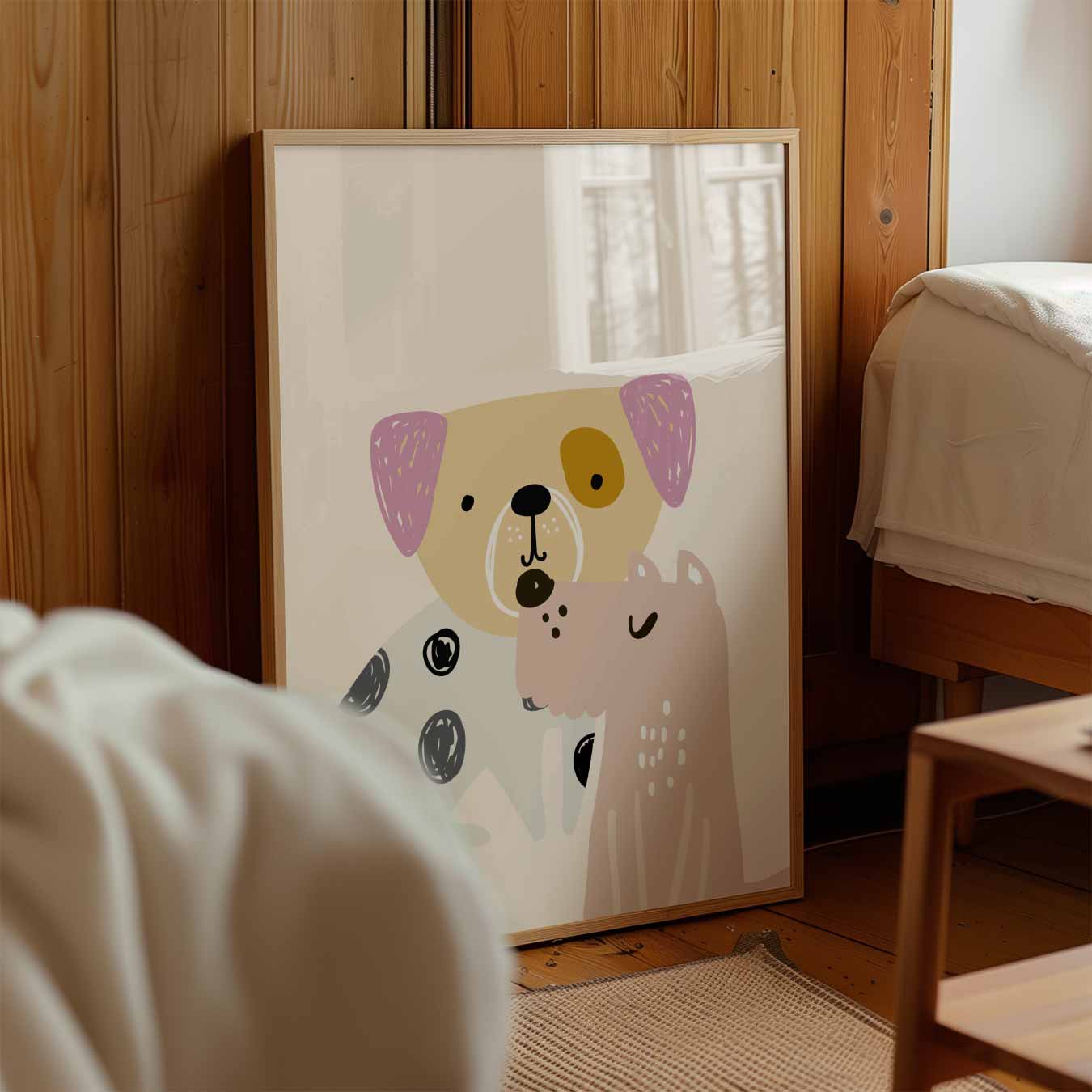 Schattige Honden Vrienden Poster