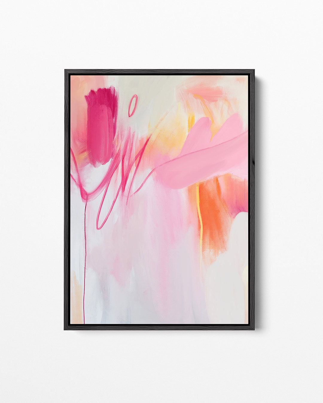 Vloeiende kleurencompositie Kunstwerk