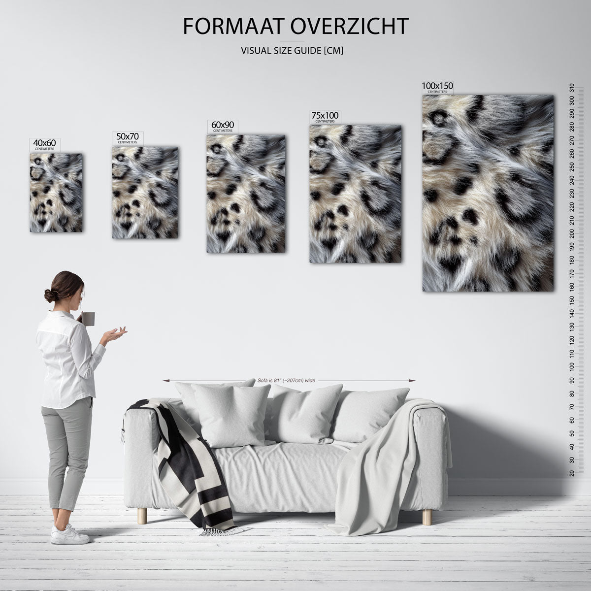 Dierlijke textuur Kunstwerk