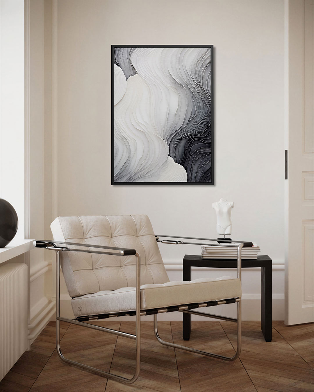 Golvende lijnen Kunstwerk