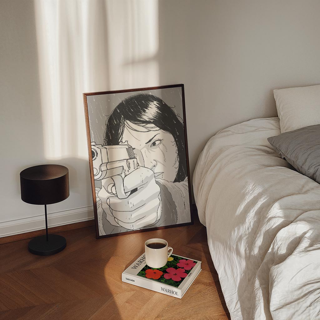 Stoere Vrouw in Actie Poster