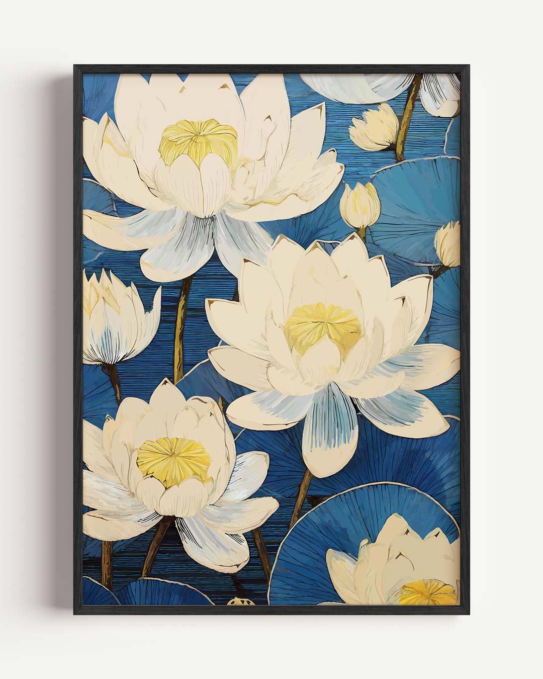 Lotusdroom Wanddecoratie Poster