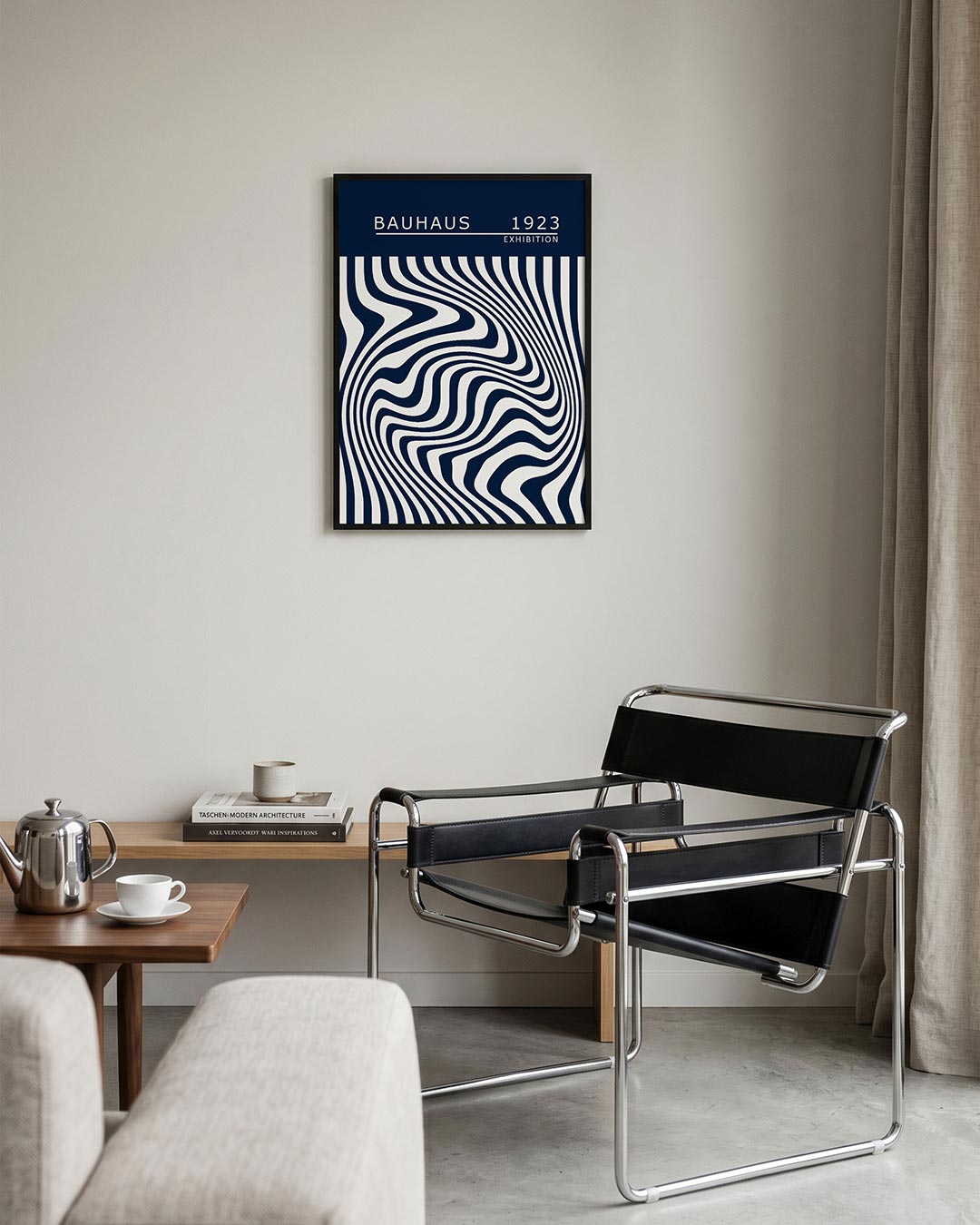 Golvend lijnenspel Poster