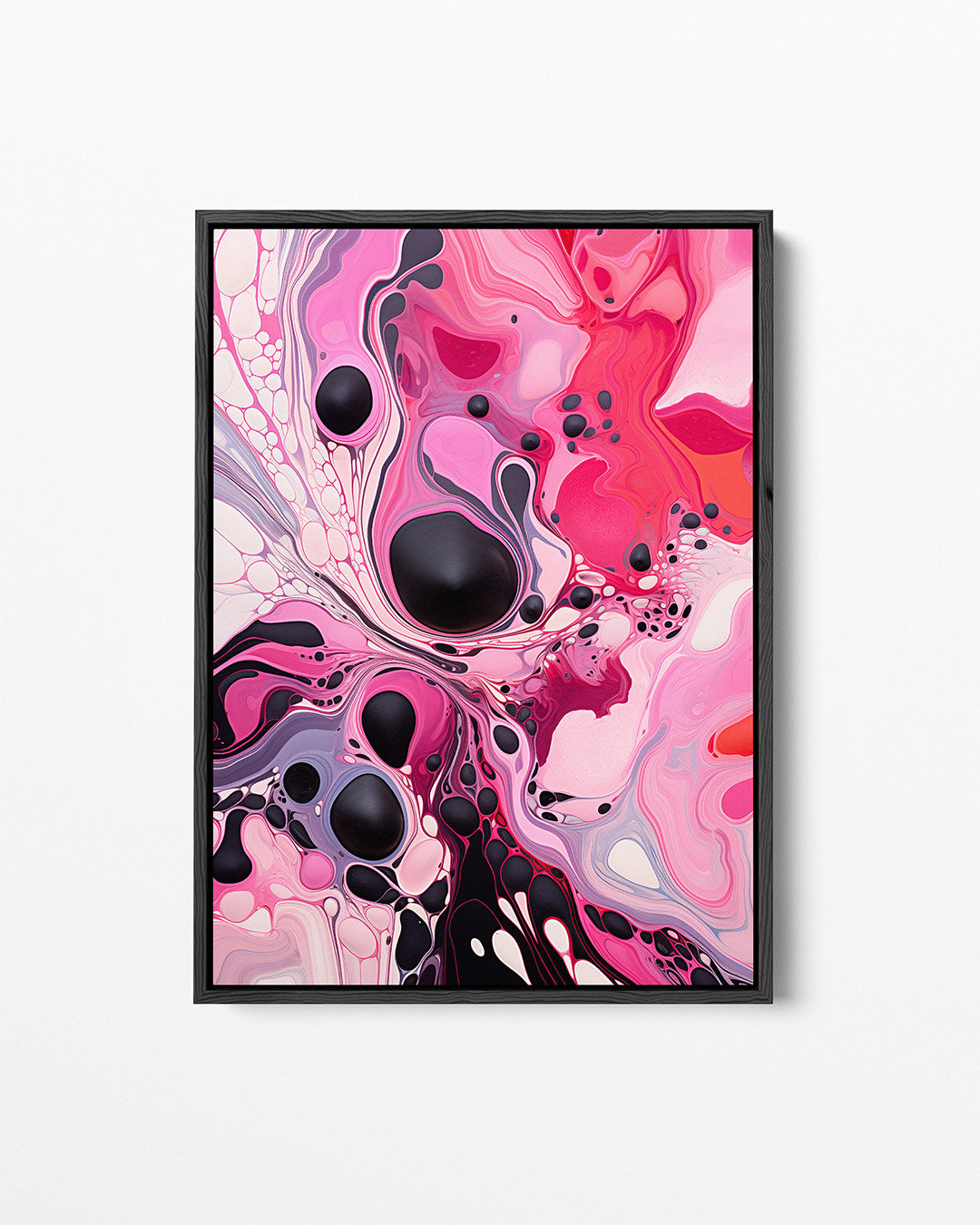 Vloeiende kleurencompositie Kunstwerk