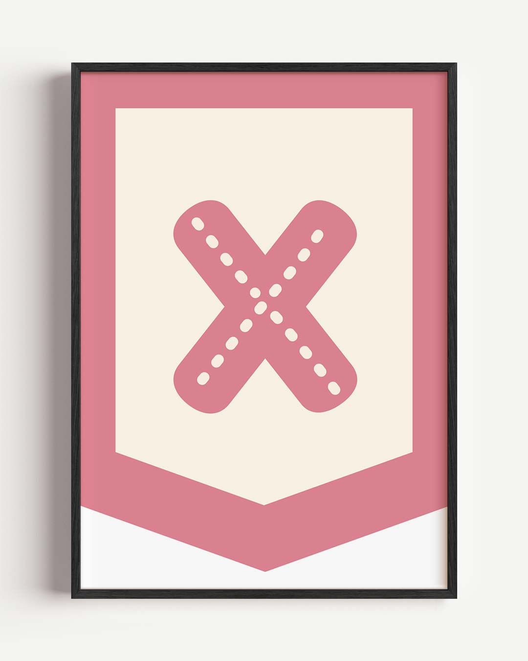 Stijlvolle Roze Abstracte Poster