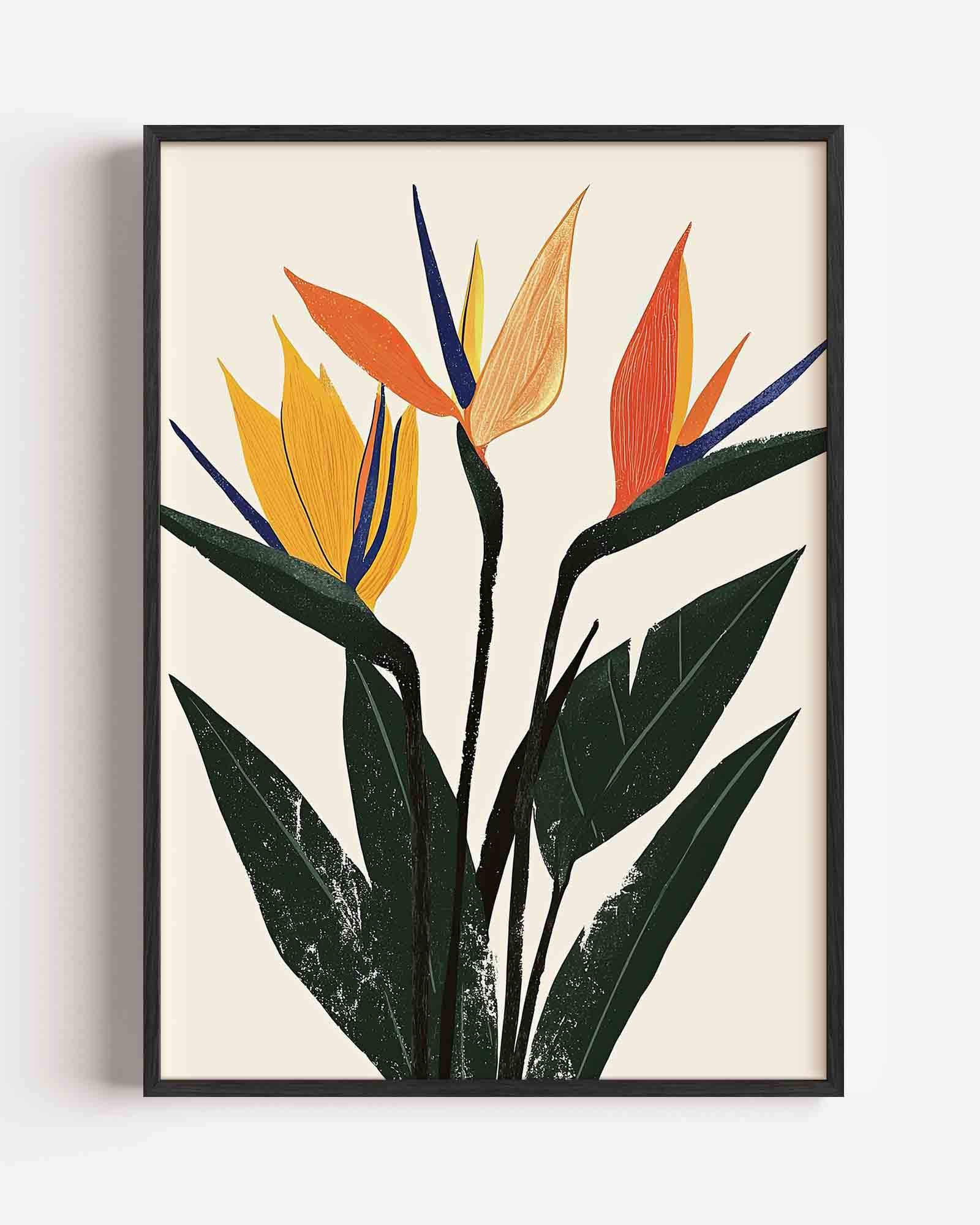 Tropische bloemen Poster