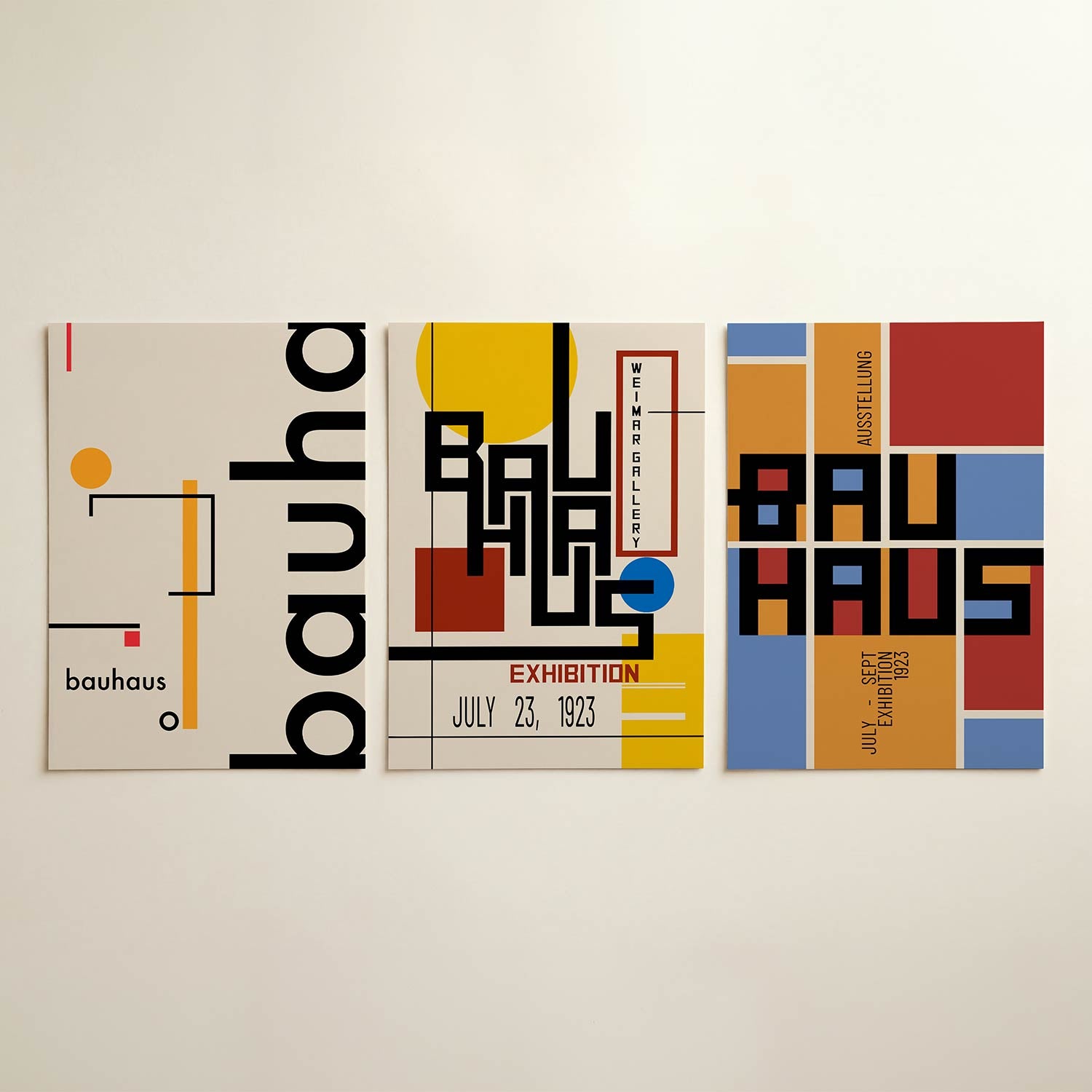 Vorm en lijnenspel Posterset