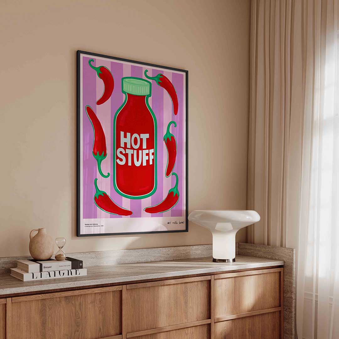 Hot stuff fles Poster