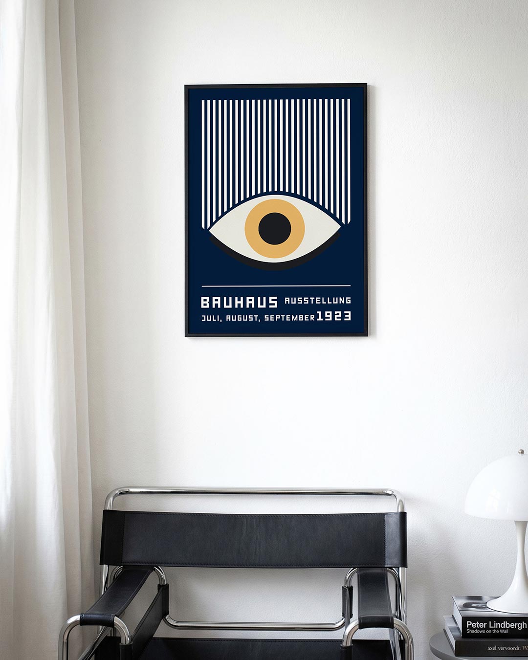 Lijnen en oog Poster