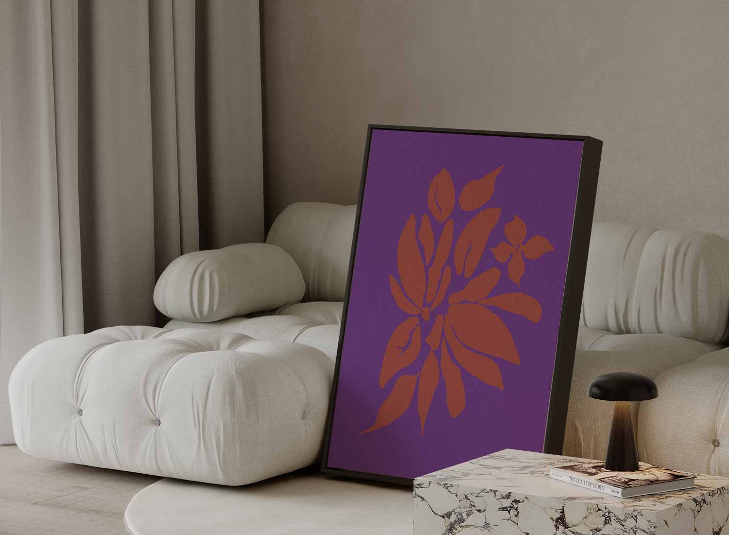 Kleurrijke Bloemblaadjes Kunstwerk-canvas-dibond-plexiglas-wanddecoratie-WallArtistic