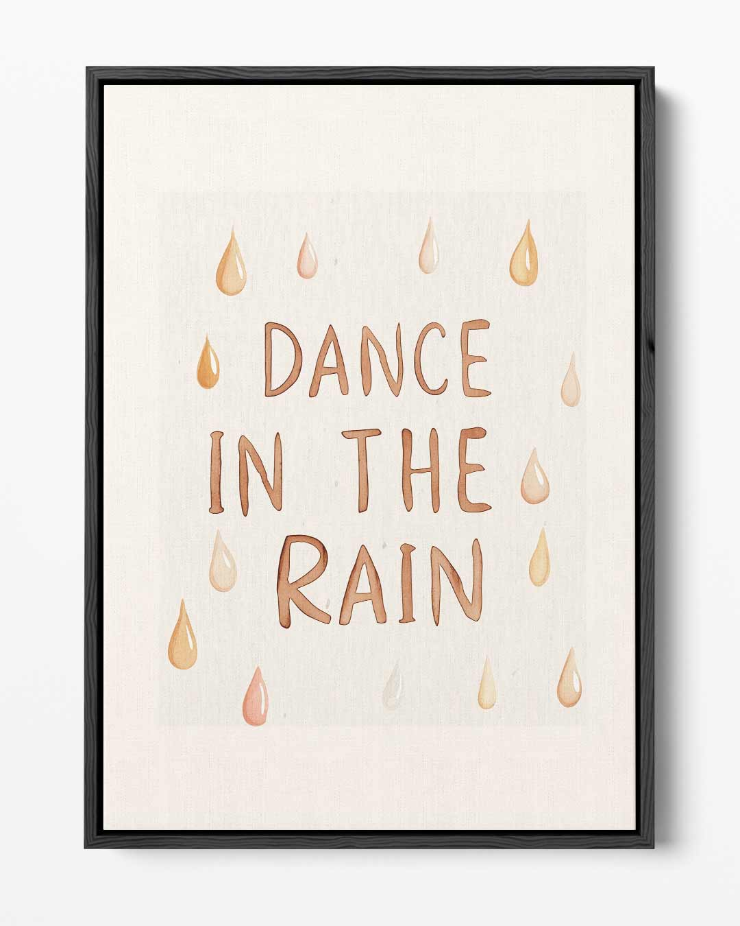 Dance in the Rain Poster Kunstwerk-canvas-dibond-plexiglas-wanddecoratie-WallArtistic