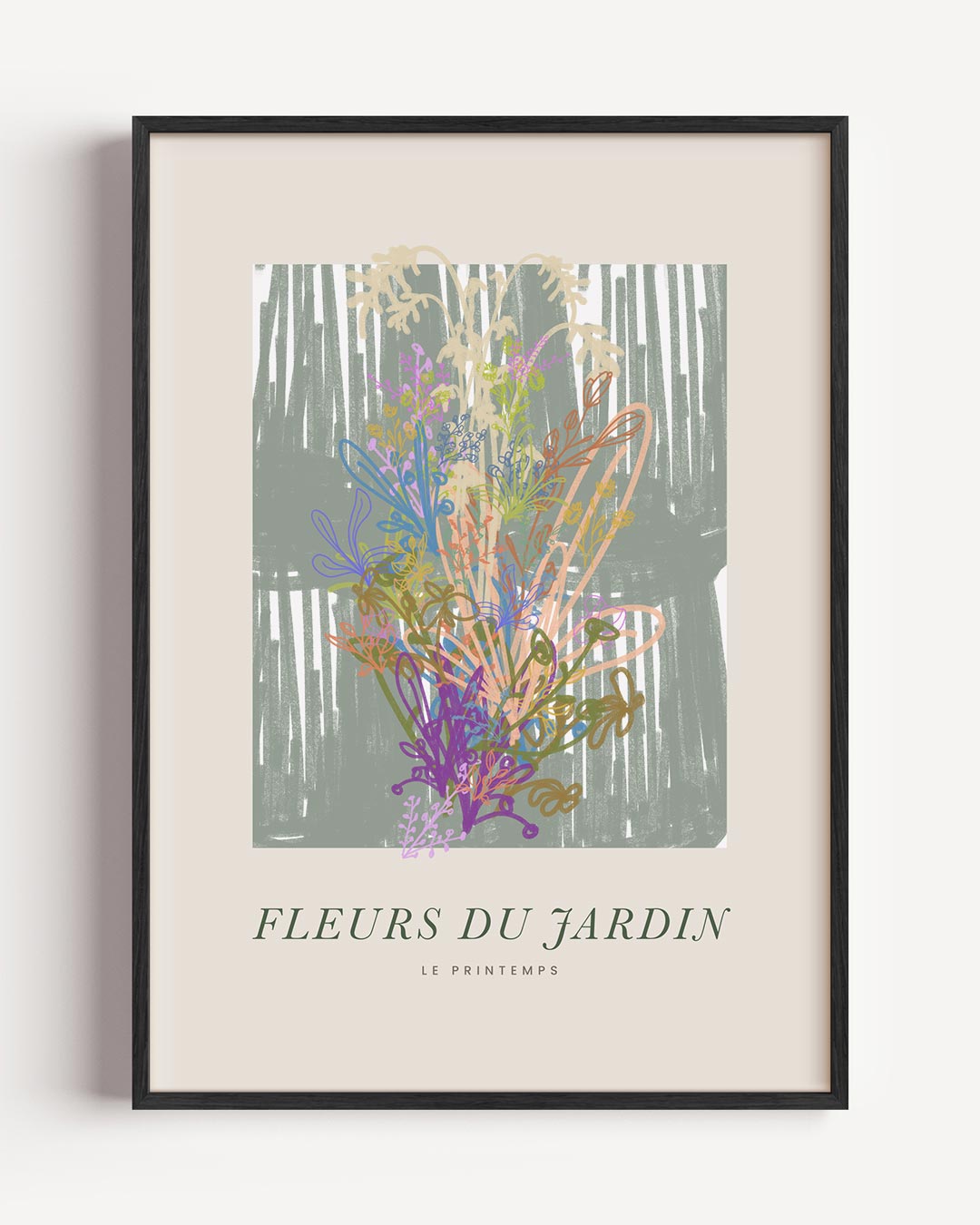 Fleurs du Jardin - Le Printemps Poster-WallArtistic